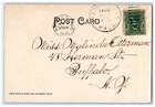 1905 Railroad Arch Over Main Street Cars Springfield Massachusetts Ma Postcard