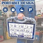 222pcs Hose Clamps Assortment Kit 1 4 -2-3 4  Stainless Steel Adjust