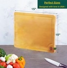 Large Bamboo Cutting Board 15 x10  Bamboo Cutting Board With Juice Groove   S   