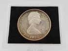 1978 Cayman Islands  50 Proof Silver Coin 25th Coronation 5 Queens Of England 