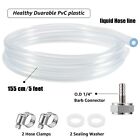 Draft Beer Line With Barb Connector Kegerator Accessory Kit Beer Tower Brewin