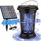 4500v Bug Zapper For Outdoor   Indoor  Solar Bug Zapper With 5 5w Solar Power  a