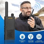 Long Range Walkie Talkie 2 Set 50 Mile Two Way Radio Charge Headset Waterproof