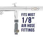 Airbrush Quick Release Disconnect Coupler 1 8  Mac Air Flow Adjustment Control