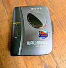 Sony Walkman Wm-ex122 Portable Cassette Tape Player W  Earphones- Tested works