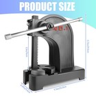 Arbor Press 1ton Manual Arbor Press Cast Iron Punch Press Black Manual Desktop