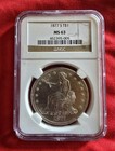 1877-s Trade Dollar - Ms63 - Ngc - Nice Luster - Problem Free