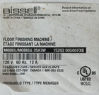 Rear Handle Cap Cover Trim Bissell 25a3w Proheat Upright Carpet Cleaner