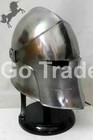 Medieval Steel Helmet Armor With Liner Barbuta Helmet Of Armour