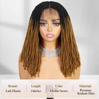 Lday Hanne Micro Dreadlock Full Lace Wigs For Black Women Short Faux Locs Lac   