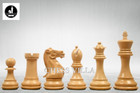 4  Professional Club Staunton Chess Pieces Only Set- Weighted Ebonised Boxwood