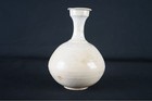 Joseon Dynasty White Porcelain Bottle Historic Korean Antique Ceramics Craft