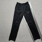 Nike Dri-fit Boys Black Athletic Training Pants Sweatpants