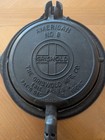 Antique Griswold American No  8 Cast Iron Waffle Iron W low Base Made In The Usa