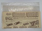 Nos Vintage Craftaid No  2190 Deer Squirrel Billfold Leather Tooling Pattern 197