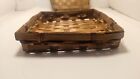 Vintage Baskets  2  Small 7inch By 7inch 1 25 Inch Depth For Crafts