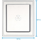 Vinyl Siding Mounting Block White J Block Mid America 123 Builders Edge 8  X 7 