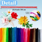 Pipe Cleaners Craft Supplies - Chenille Stems Fuzzy Craft Wire For Handicrafts T