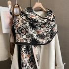 Winter Warm Cashmere Scarf For Women Luxury Pashmina Blanket Thick Shawl Wrap