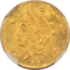 1858-dated Cal Round Token Liberty-wreath - Ngc Ms-66  Ultra Gem 