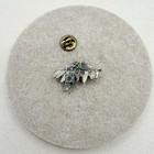 Vintage Gold Tone Enamel Av-8 Harrier Jump Jet Aircraft Lapel Pin Military