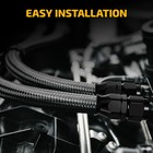 6an Transmission Cooling Line Kit 7ft Braided Hose For 4l60 700r4 Th350 Th400