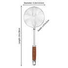 Chefbee 5 3  Spider Strainer Skimmer Spoon With Handle  5 3in  Silver 