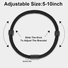 10pcs Christian Jesus Cross Rope Bracelet  Braided Cord Bracelet For Men Women