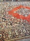 State Sale Rug Authentic Handwoven Sarouk Circa 1920s Size 10 x13  Vintage 