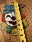 Stained Glass Clown Face 7 5x6    No Hook To Hang