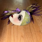 Unique Creations Sf Beautiful  Lady Face Feather Mask Wall Decor