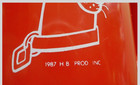 Vintage 1987 Kings Island Scooby- Doo 4  Red Plastic Mug Mint