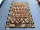Antique Afghan Baluchi Area Rug 5x8 Hand Knotted Persian Style Oriental Carpet