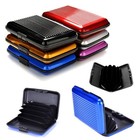 Aluminum Metal Rfid Blocking Wallet Credit Card Holder Slim Hard Case Men Women