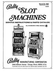 Bally Electro mechanical Slot Machine Parts And Service Manual  2400  129 Page 