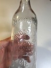 Antique Underwood Spring Water Bottle Falmouth Foreside Maine Applied Crown Top