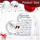 60th Years Of Marriage Gift Wedding Anniversary Heart Marriage Keepsake Decorati