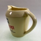 White Horse Scotch Whisky Water Pitcher Bar Jug Yellow Vintage