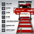 36  Sawmill Zonsen 25hp V-twin Engine 36  Board Width 20  Track Length sm-36max