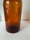 Large Dark Amber Apothecary Vintage Glass Bottle  Owens-illinois Glass 14  Tall