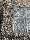 Antique Metal Tin Ceiling Tile 24    X 24  Salvaged Vintage 