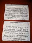 Lot Of 2  Pretty Punch Hot Iron Transfer Pattern  57 Chevy C-1990
