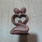12  Wooden Abstract Sculpture Statue Hand Carved  loving You  Gift Art Decor 