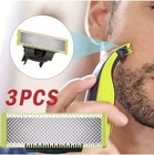 3 Blades Norelco Qp210 80 Oneblade Replacement Head For Qp2520  qp6510  qp6520