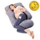 Momcozy Pregnancy Pillow Full Body Dreamline Soft Velvet Cover