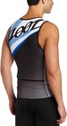 Zoot Performance Tri Triathalon Spandex Zip Tank Back Pockets Blue Black White S