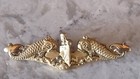 Large High Detail Wwii Us Navy Usn Submarine Dolphin Pin Brooch Badge Ns Meyer