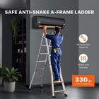 Uimoso Telescoping Ladder A Frame 16 7 Ft Extension Multi-function For Homework