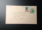 1945 Christmas Seals Stamp Tied To Postmark Cancellation Postal Card