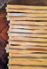 Vintage Talon Zipper  Lot Of 23 Heavy Duty 14- 20  Yellow  9-13  Red Brass Teeth